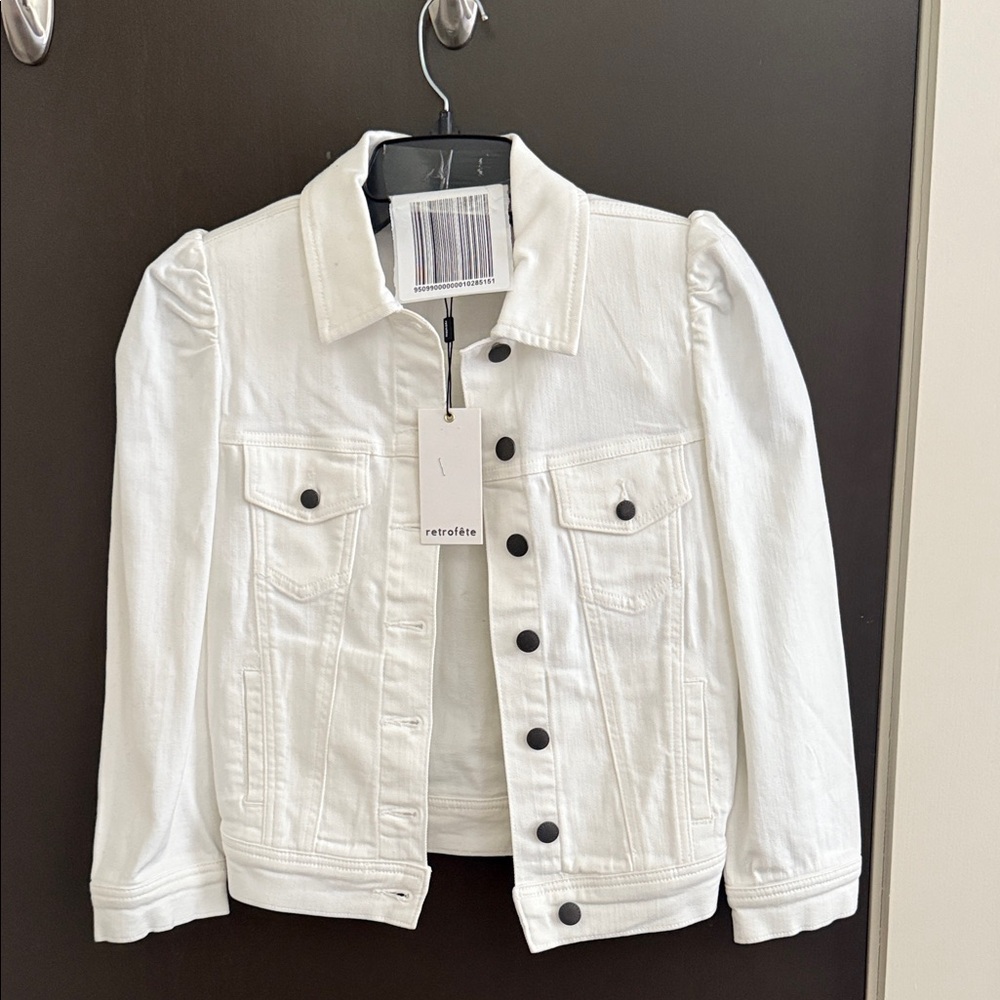 Retrofete Classic White Jean Jacket